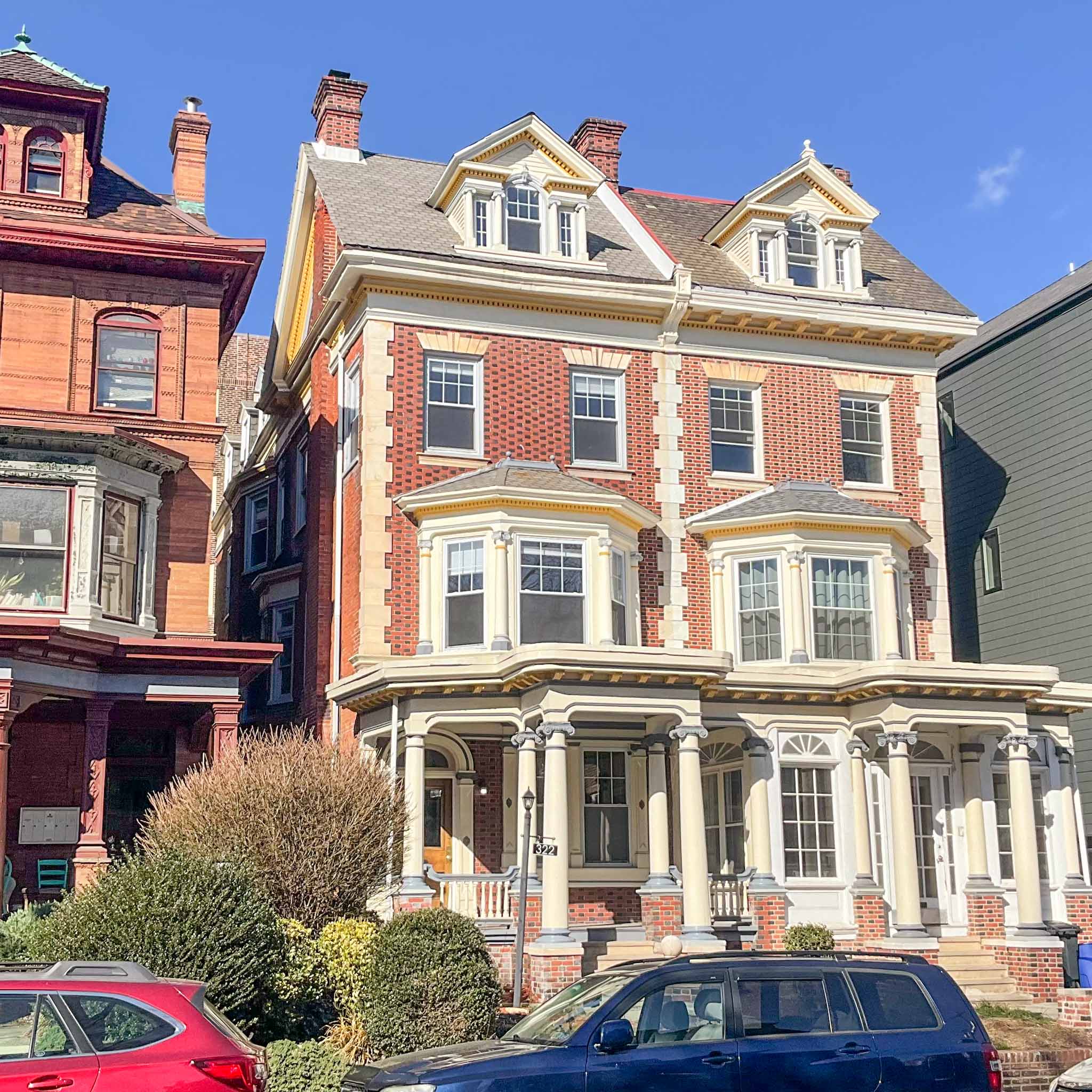 ValueGuard home inspection — Wissahickon-schist stone manor with slate roof in Chestnut Hill Philadelphia
