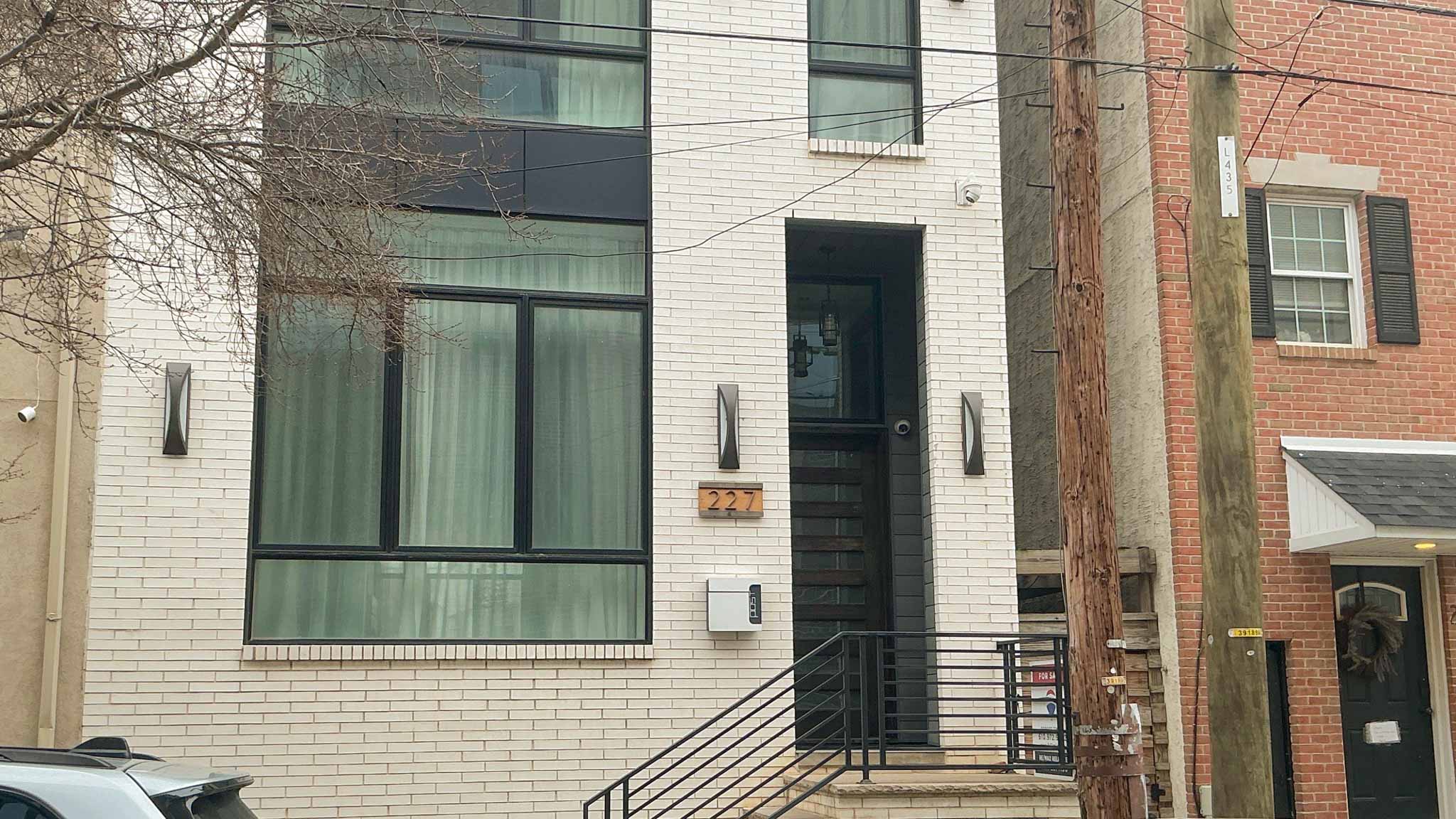 ValueGuard home inspection — contemporary infill townhome with painted brick in Fishtown Philadelphia