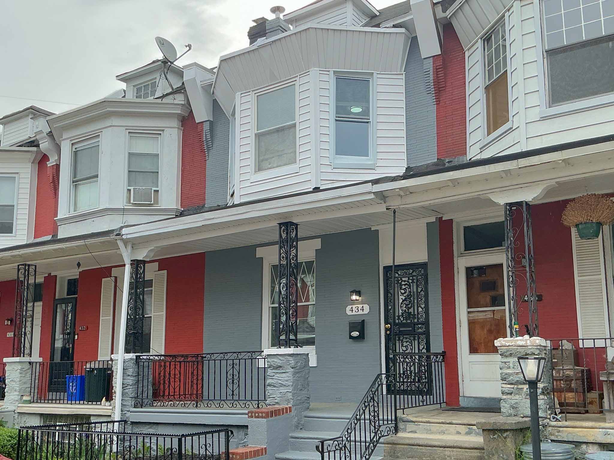 ValueGuard home inspection — Victorian rowhome with covered porch and bay window in Germantown Philadelphia