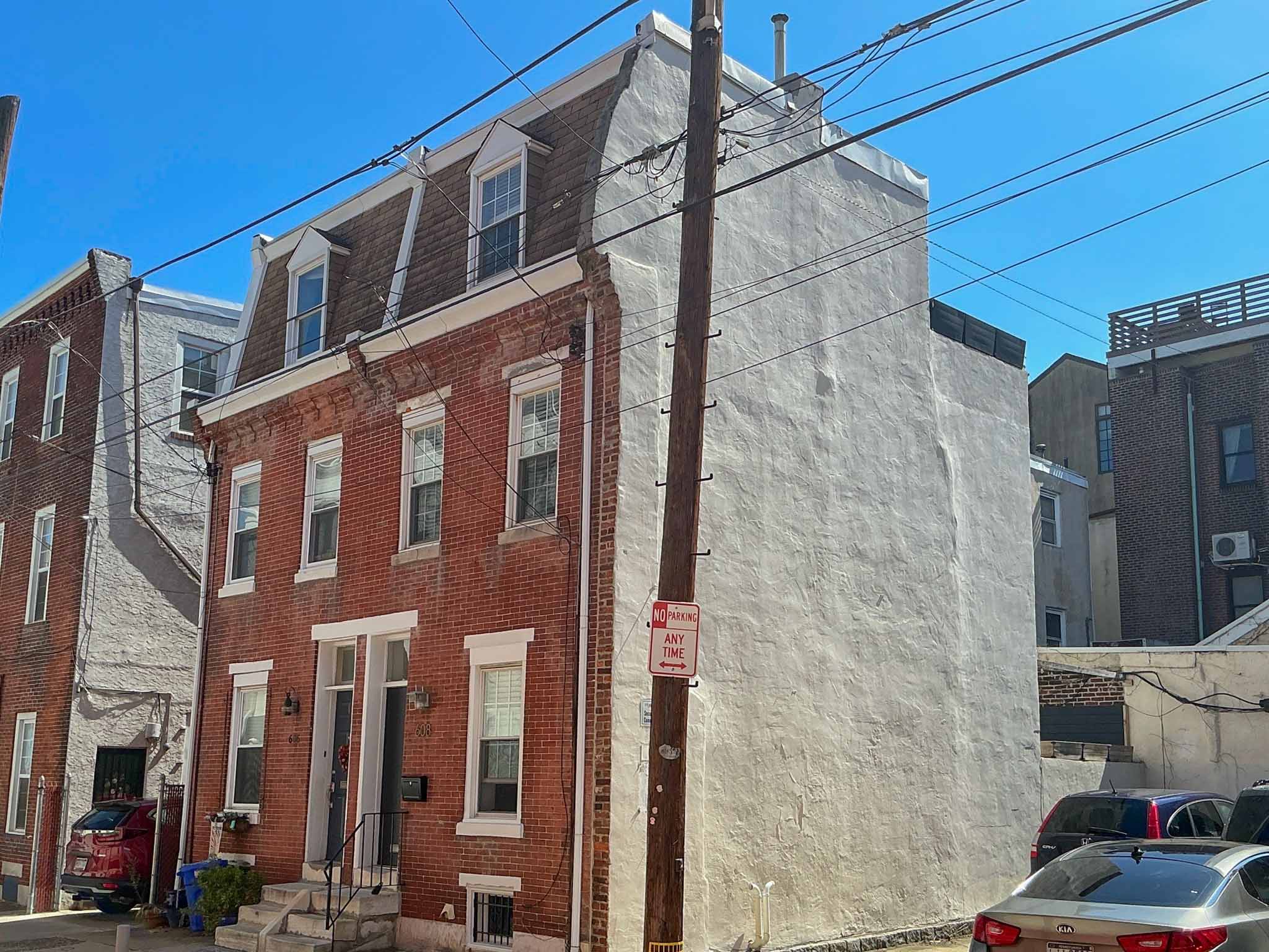 ValueGuard home inspection — three-story Federal rowhome with mansard roof in Queen Village Philadelphia