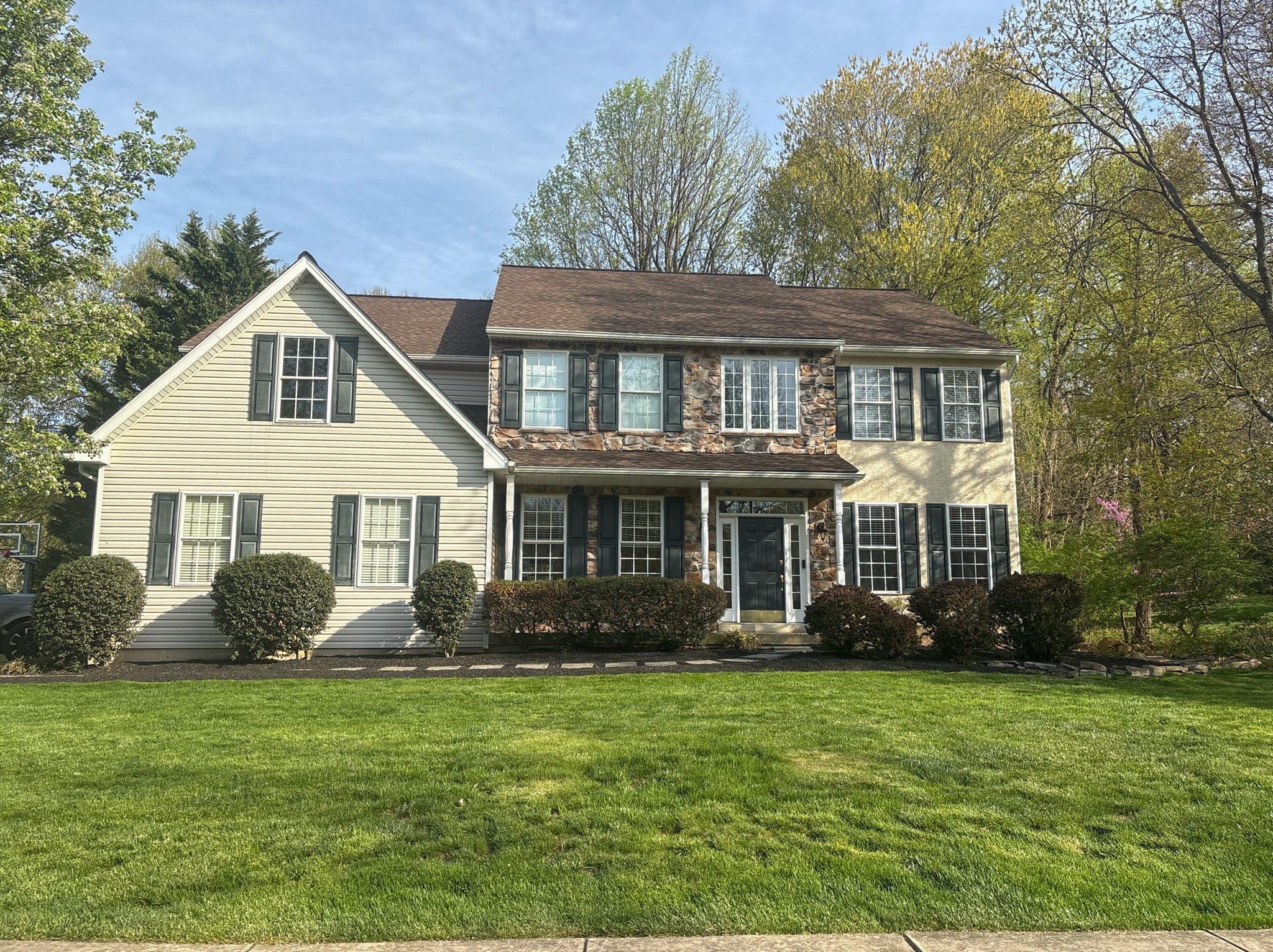 ValueGuard home inspection — stone and vinyl colonial in Exton Chester County