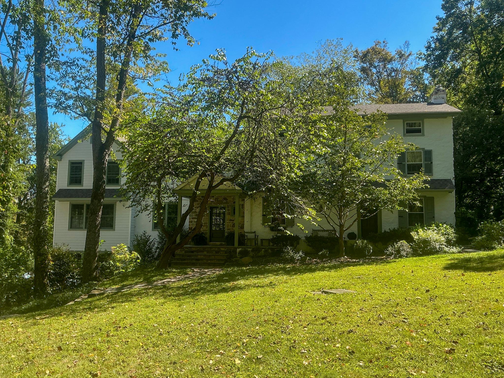 ValueGuard home inspection — stone and frame farmhouse colonial in Newtown Square Delaware County