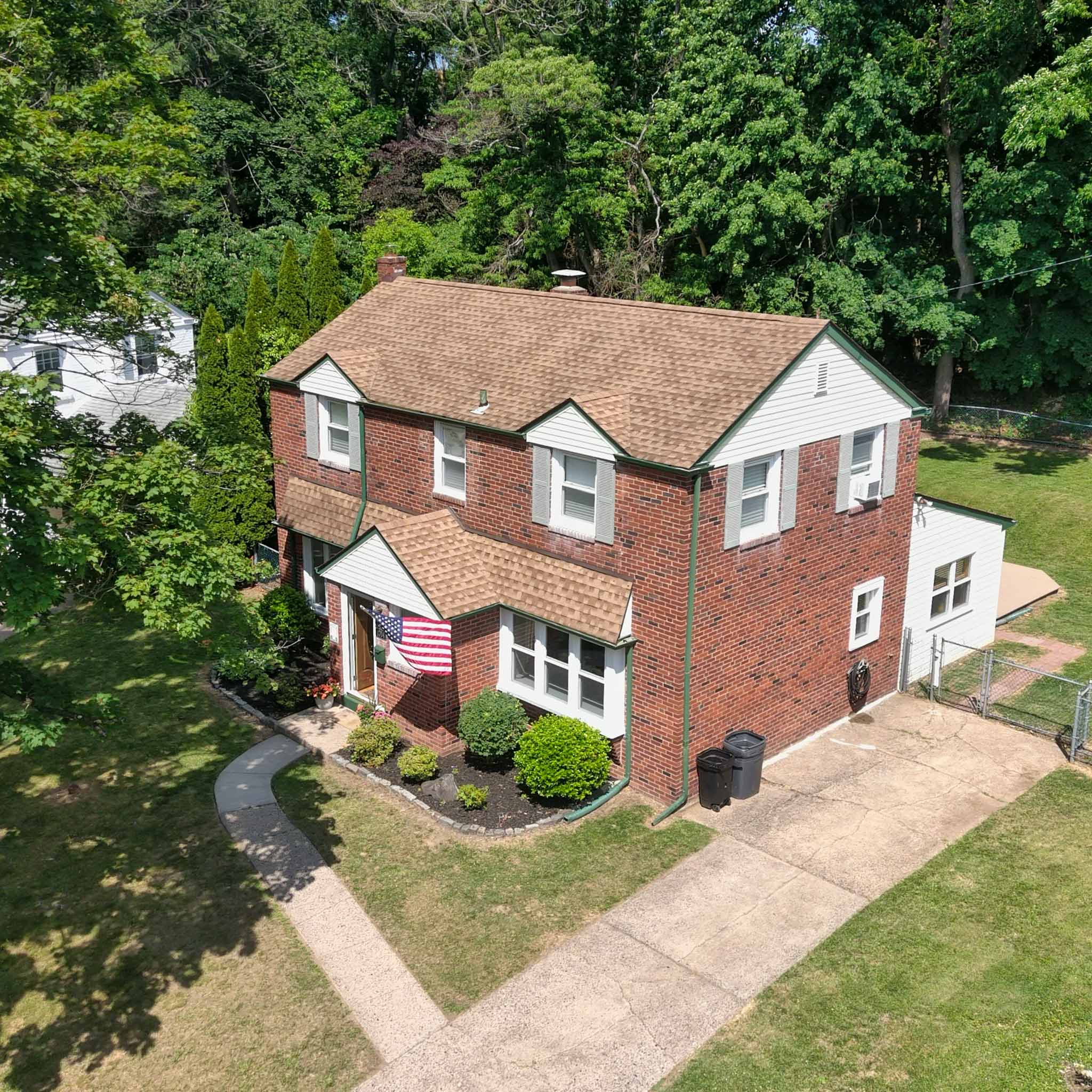 1940s brick center-hall Havertown colonial with rear addition inspected by ValueGuard