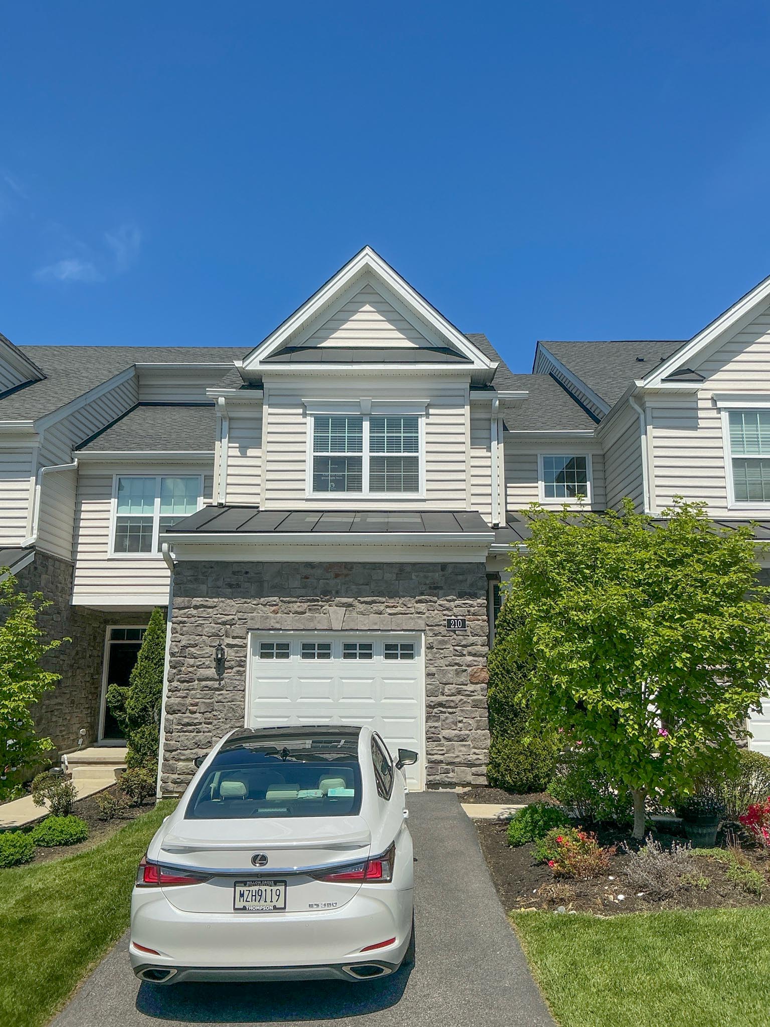 ValueGuard home inspection — stone and vinyl townhome in Conshohocken Montgomery County