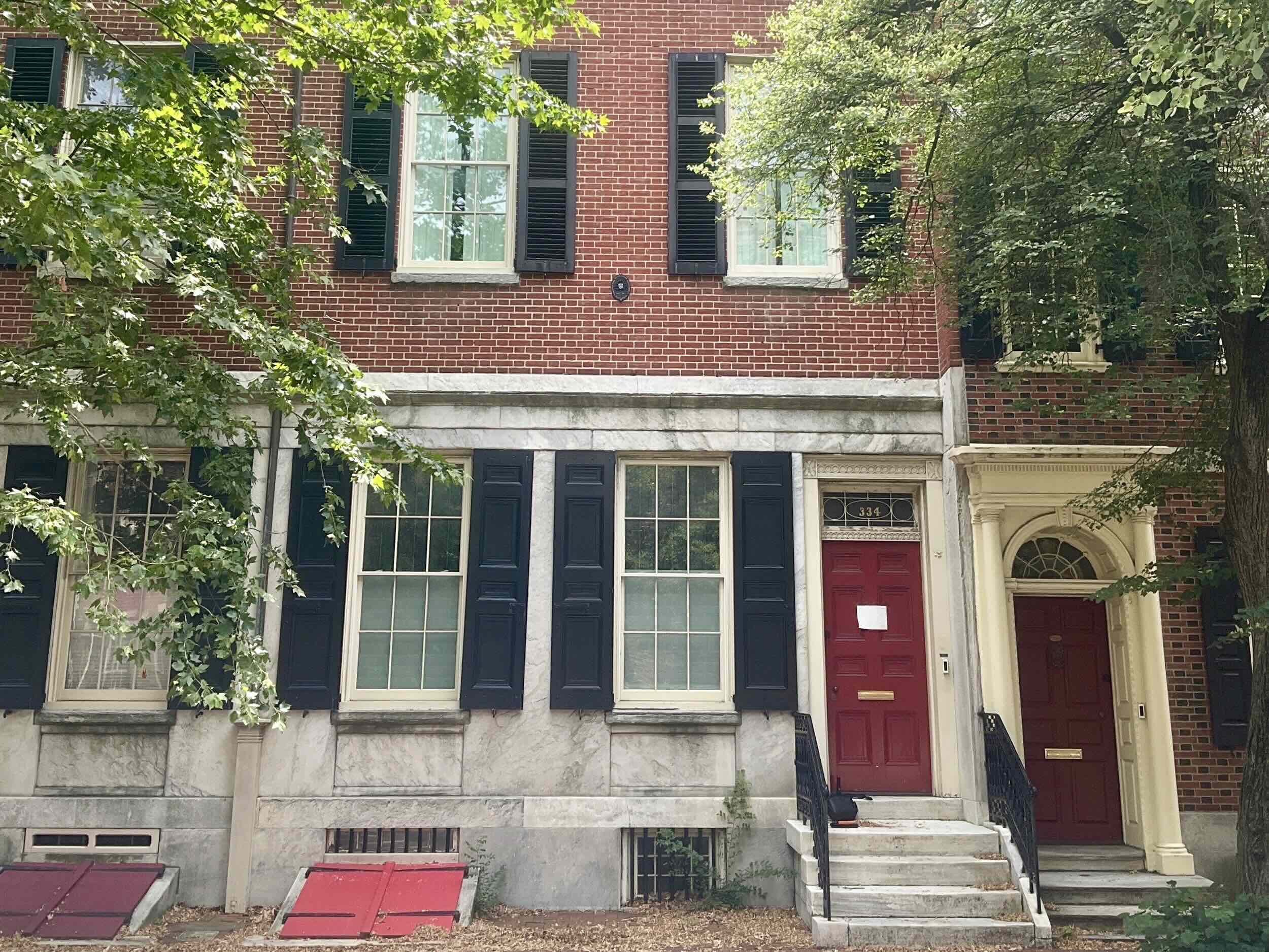 Home inspection by Tyler Gilger — historic Federal brick townhouse in Society Hill, Philadelphia